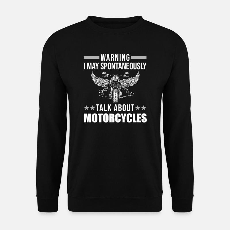 Bike Motorrad Motorrad Motorrad Geschenk - Unisex Pullover - Schwarz