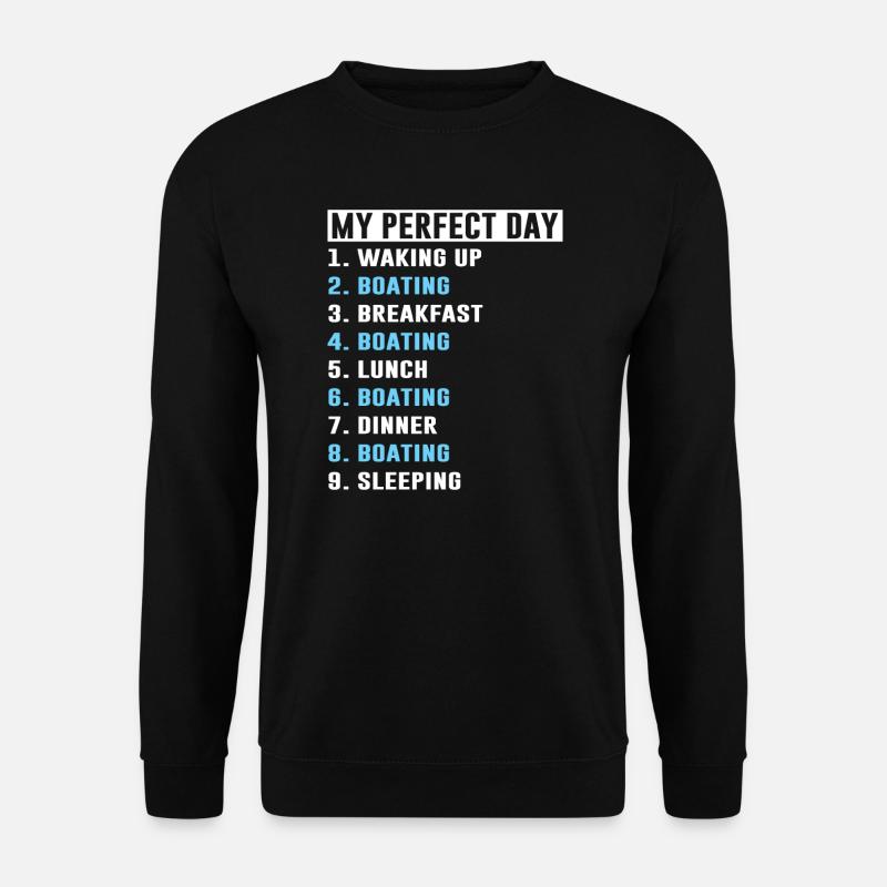 Bootsboot Geschenk - Unisex Pullover - Schwarz
