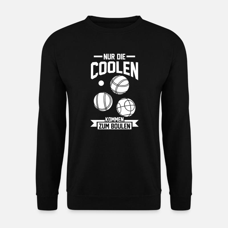 Boulen Boule Boulespieler Geschenk - Unisex Pullover - Schwarz