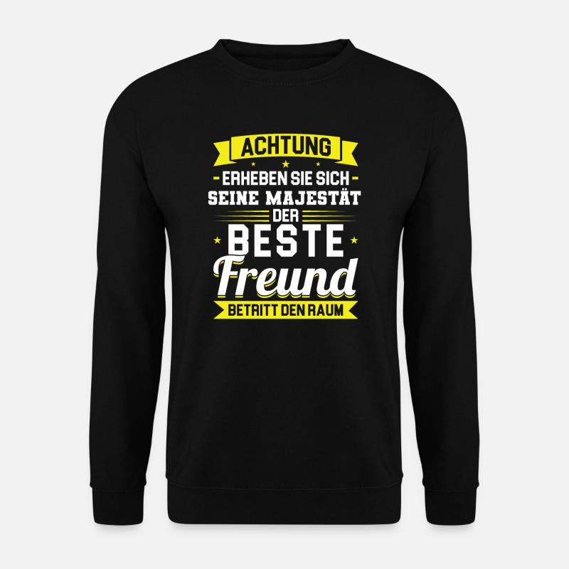 Bester Freund Partnerlook Freunde Geschenk - Unisex Pullover - Schwarz