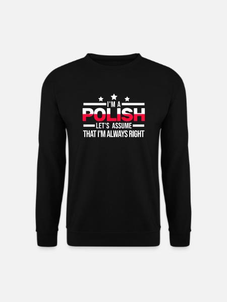 Polish Poland Polish Flag Gift - Unisex Sweatshirt - black