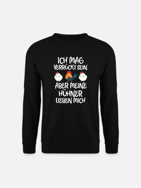 Hühner Hühnerhaltung Huhn Geschenk - Unisex Pullover - Schwarz
