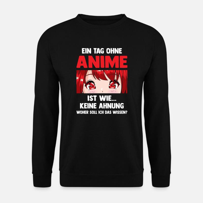 Anime Anime Geschenk - Unisex Pullover - Schwarz