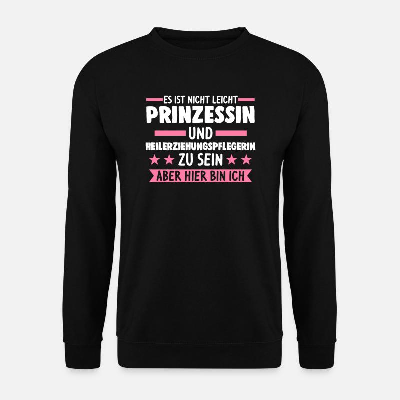 Heilerziehungspflegerin Pflegekraft Geschenk - Unisex Pullover - Schwarz