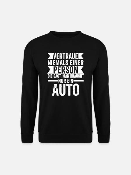 Autos Autoschrauber Autofahrer Geschenk - Unisex Pullover - Schwarz