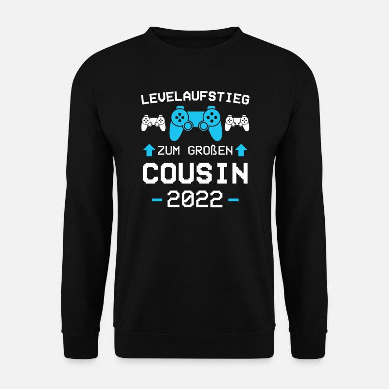 Großer Cousin 2022 Cousins Cousin Geschenk - Unisex Pullover - Schwarz