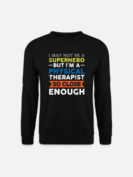 Physiotherapeut Therapeut Geschenk - Unisex Pullover - Schwarz