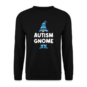 Autisme Autiste Autisme Awereness Cadeau - Sweat-shirt Unisexe - noir - Devant - Alina (178cm) & Michal (187cm)