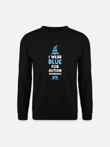 Autismus Autismus Autist Geschenk - Unisex Pullover - Schwarz