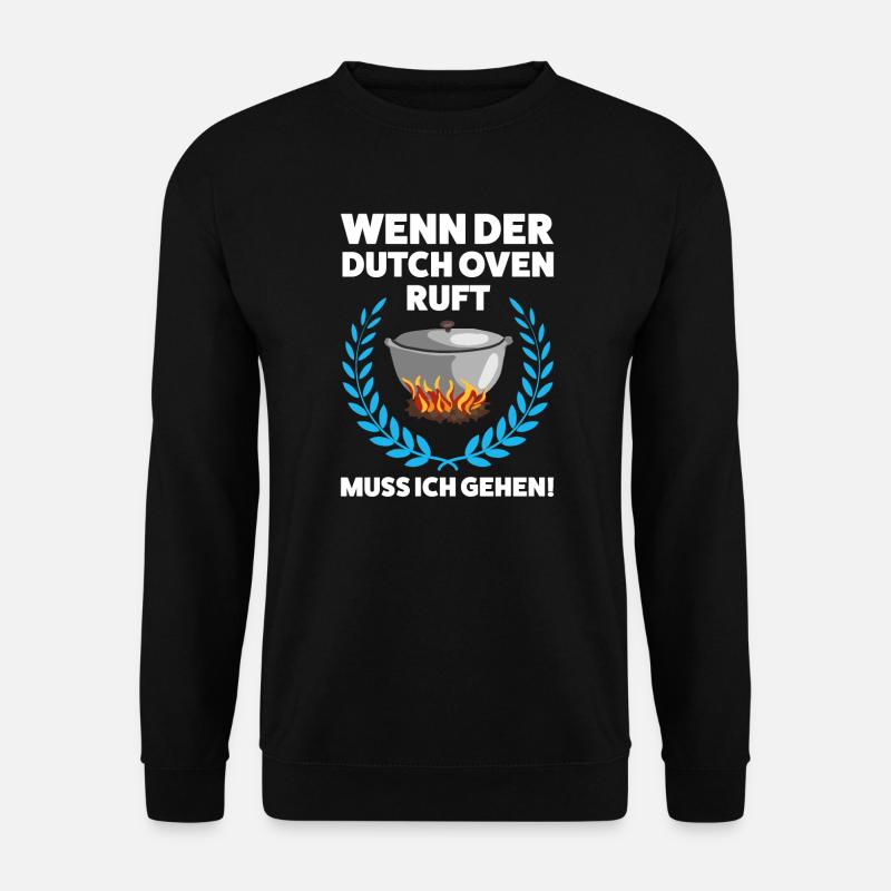 Dopfen Dopf Grillparty Geschenk - Unisex Pullover - Schwarz