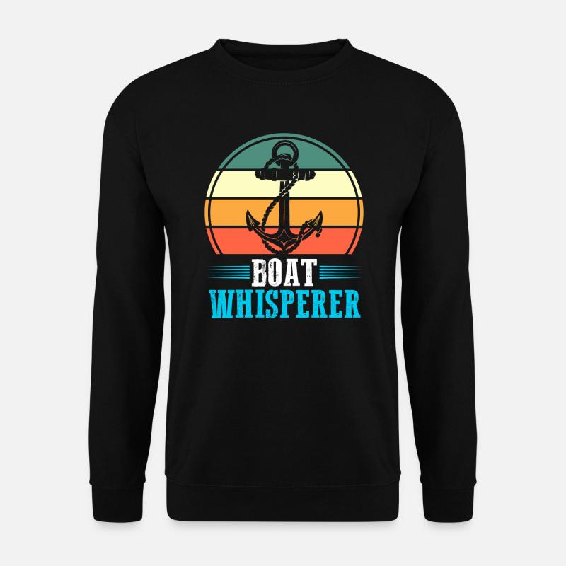 Captain Boat Captains Gift - Unisex Sweatshirt - black