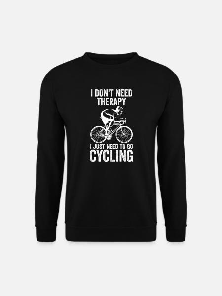 Fahrrad Radfahrer Fahrrad fahren Geschenk - Unisex Pullover - Schwarz