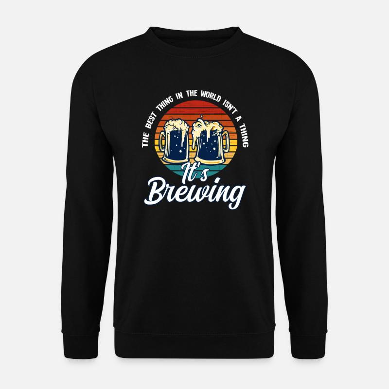 Brauerei Bier Geschenk - Unisex Pullover - Schwarz