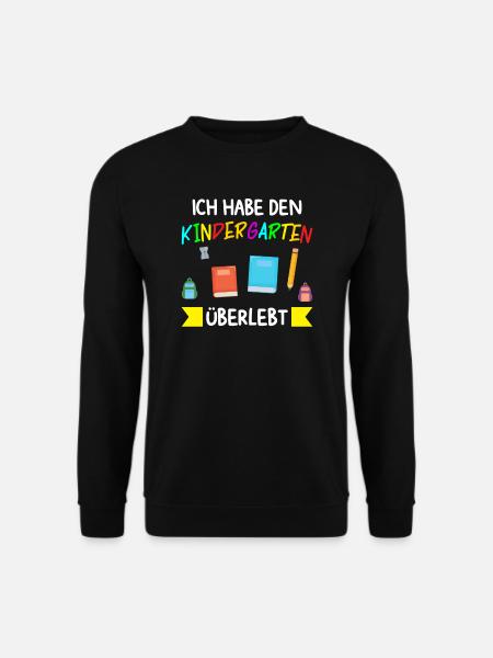 Kindergarten Abschluss Kindergartenkind Geschenk - Unisex Pullover - Schwarz