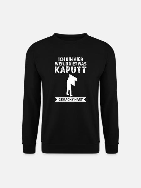 Fliesenleger Beruf Fliesenlegen Geschenk - Unisex Pullover - Schwarz