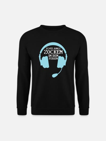 Gaming Zocken Konsole Geschenk - Unisex Pullover - Schwarz