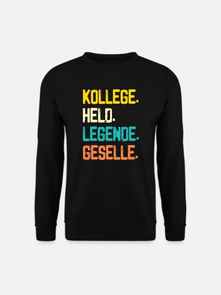 Geselle 2023 Geselle Geselle bestanden Geschenk - Unisex Pullover - Schwarz