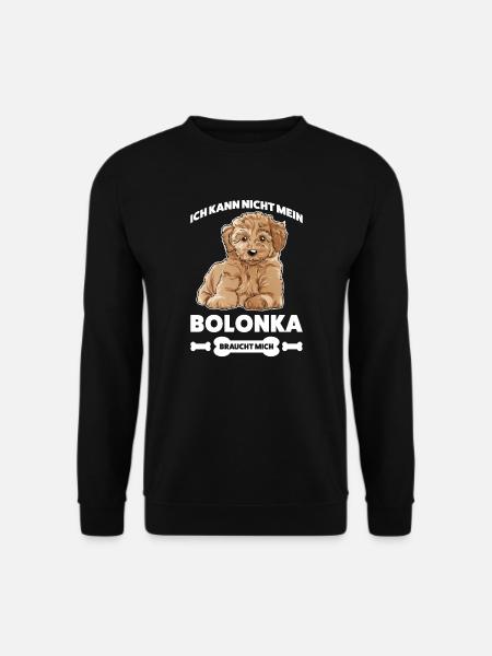 Bolonka Hund Bolonka Zwetna Geschenk - Unisex Pullover - Schwarz