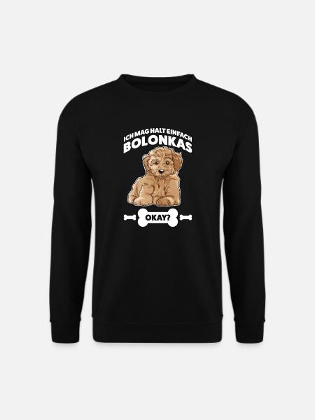 Bolonka Hund Hundeliebhaber Geschenk - Unisex Pullover - Schwarz