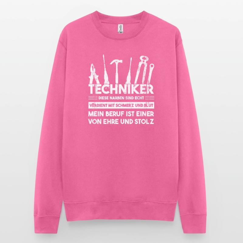 Techniker Beruf Technik Geschenk Unisex Pullover