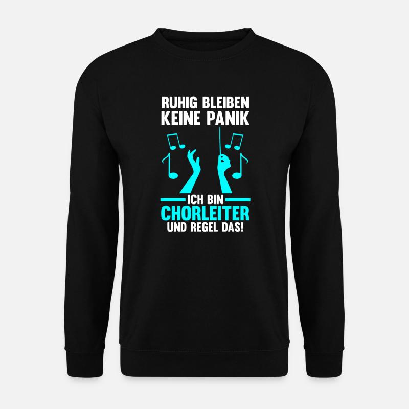 Chorleiter Beruf Dirigent Geschenk - Unisex Pullover - Schwarz