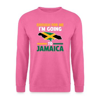 Jamaika Jamaikanische Flagge Jamaikanisches Gesche - Unisex Pullover - Pink - Vorne