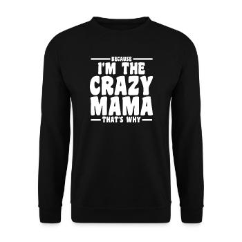 Mama Oma Oma Geschenk - Unisex Pullover - Schwarz - Vorne - Alina (178cm) & Michal (187cm)