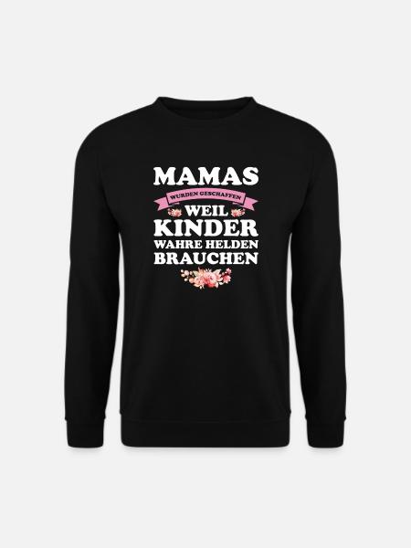 Mutter Mama Kinder Geschenk - Unisex Pullover - Schwarz
