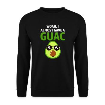 Avocados Avocado Avocado-Liebhaber Geschenk - Unisex Pullover - Schwarz - Vorne - Alina (178cm) & Michal (187cm)