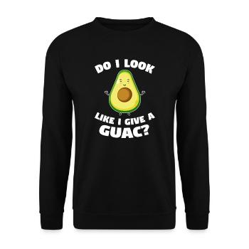 Avocados Avocado Avocado-Liebhaber Geschenk - Unisex Pullover - Schwarz - Vorne - Alina (178cm) & Michal (187cm)