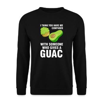 Avocados Avocado Avocado-Liebhaber Geschenk - Unisex Pullover - Schwarz - Vorne - Alina (178cm) & Michal (187cm)