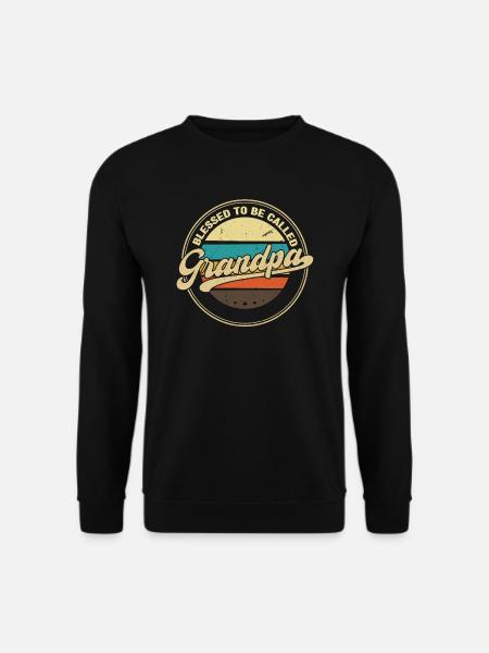 grandfather Grandpa grandad Geschenk - Unisex Pullover - Schwarz