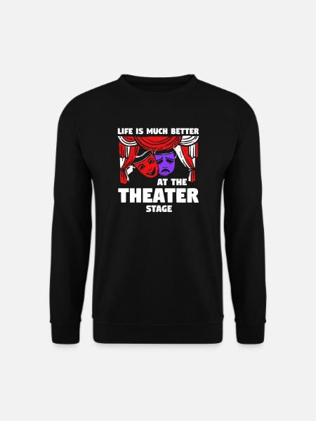 Theater Broadway-Musical Geschenk - Unisex Pullover - Schwarz