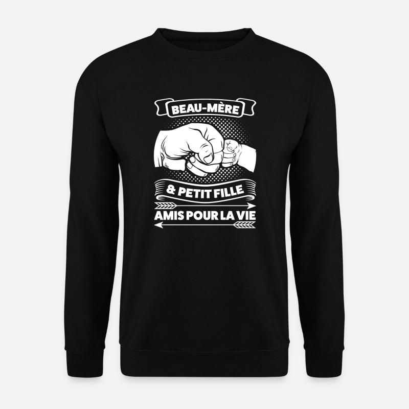 Stiefmama Stieftochter Stiefmutter Geschenk - Unisex Pullover - Schwarz