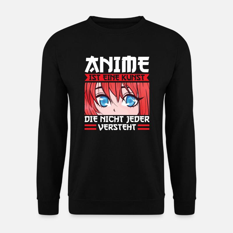 Anime Merch Manga Geschenk - Unisex Pullover - Schwarz