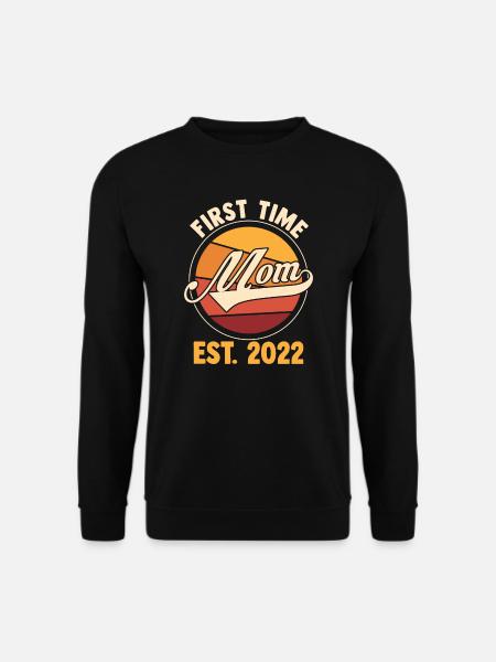 Mama Retro Mutter Geschenk - Unisex Pullover - Schwarz