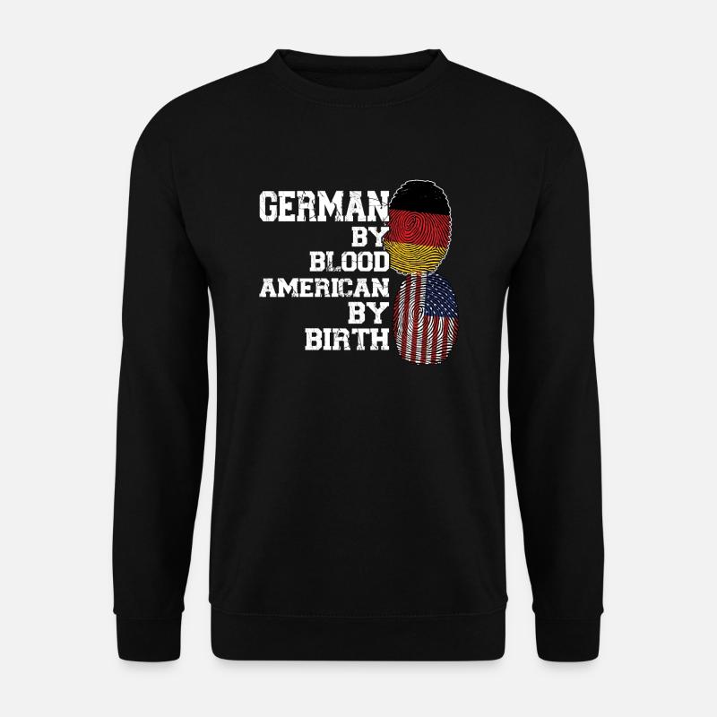 Deutschland Deutsch Deutsche Wurzeln Geschenk - Unisex Pullover - Schwarz