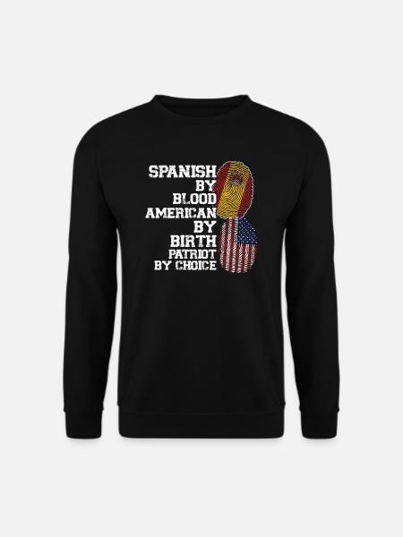 Spanisch Spanien Spanische Wurzeln Geschenk - Unisex Pullover - Schwarz
