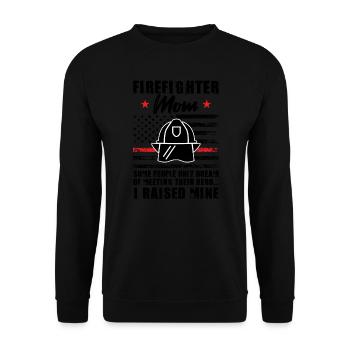 Feuer Feuerwehr Feuerwehr Geschenk - Unisex Pullover - Schwarz - Vorne - Alina (178cm) & Michal (187cm)
