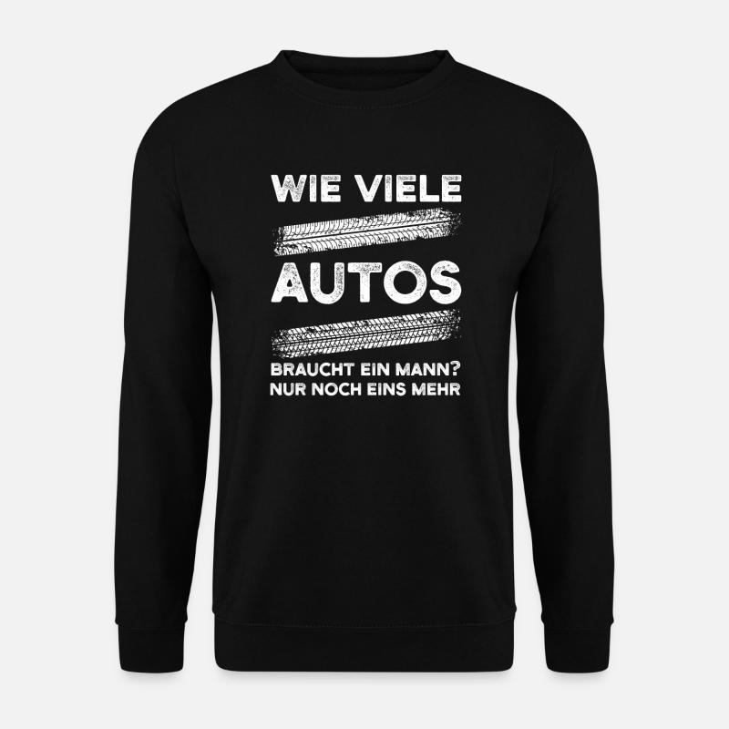 Auto Garage Autos Geschenk - Unisex Pullover - Schwarz