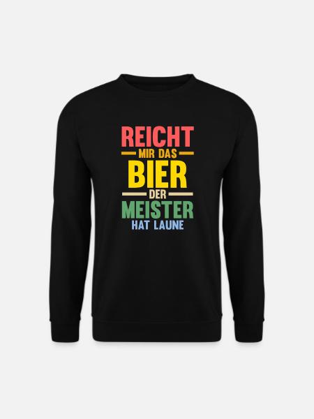 Meister Prüfung Meister Prüfung Geschenk - Unisex Pullover - Schwarz
