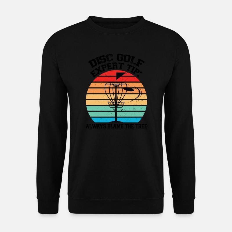 Discgolfer Discgolf Discgolfing Geschenk - Unisex Pullover - Schwarz