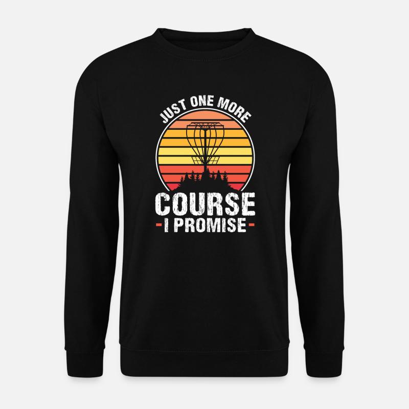 Discgolfer Discgolf Discgolfing Geschenk - Unisex Pullover - Schwarz