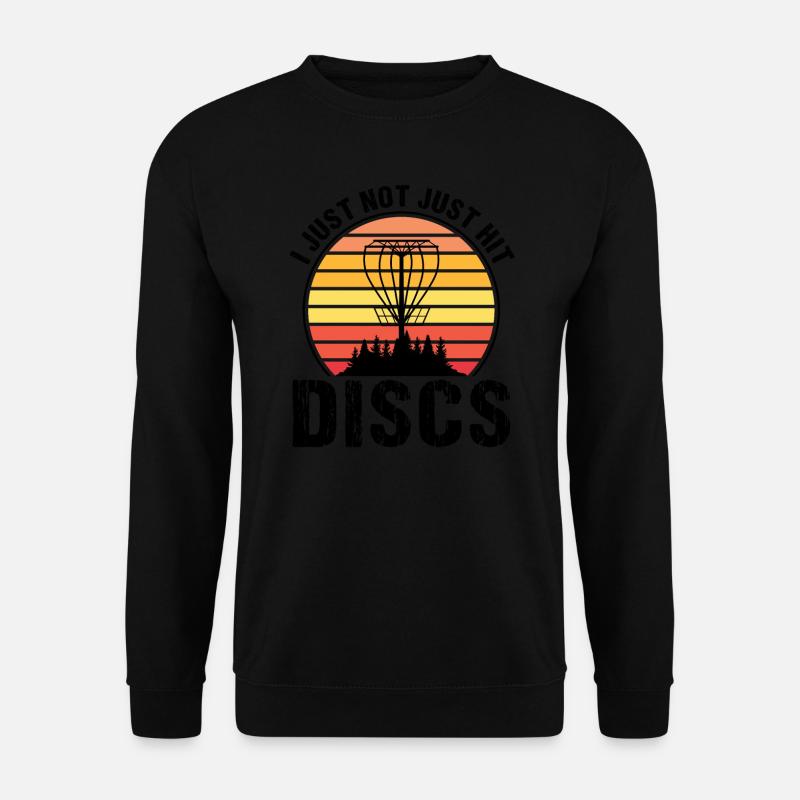 Discgolfer Discgolf Discgolfing Geschenk - Unisex Pullover - Schwarz