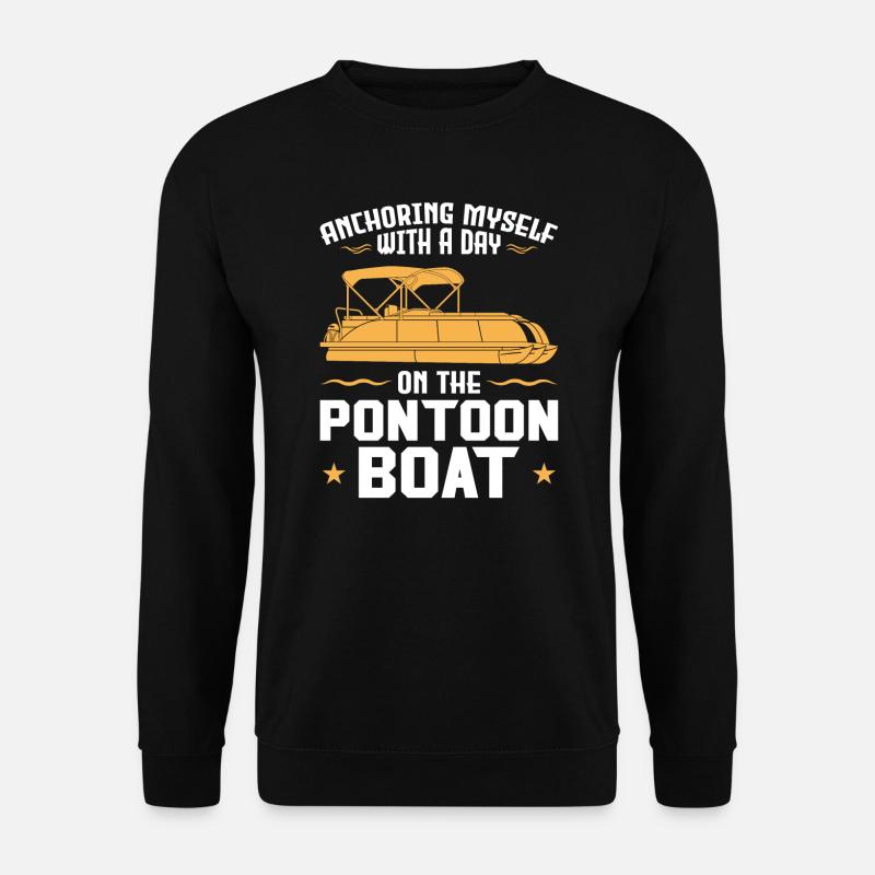 Ponton Pontonierboot Geschenk - Unisex Pullover - Schwarz
