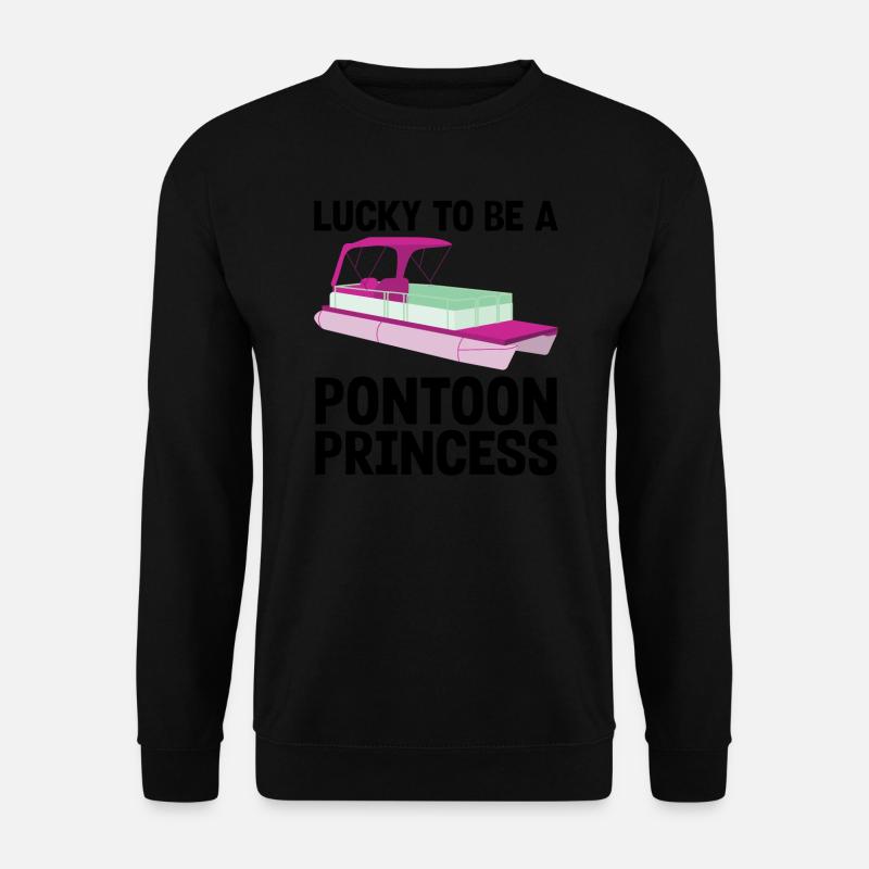 Ponton Pontonierboot Geschenk - Unisex Pullover - Schwarz