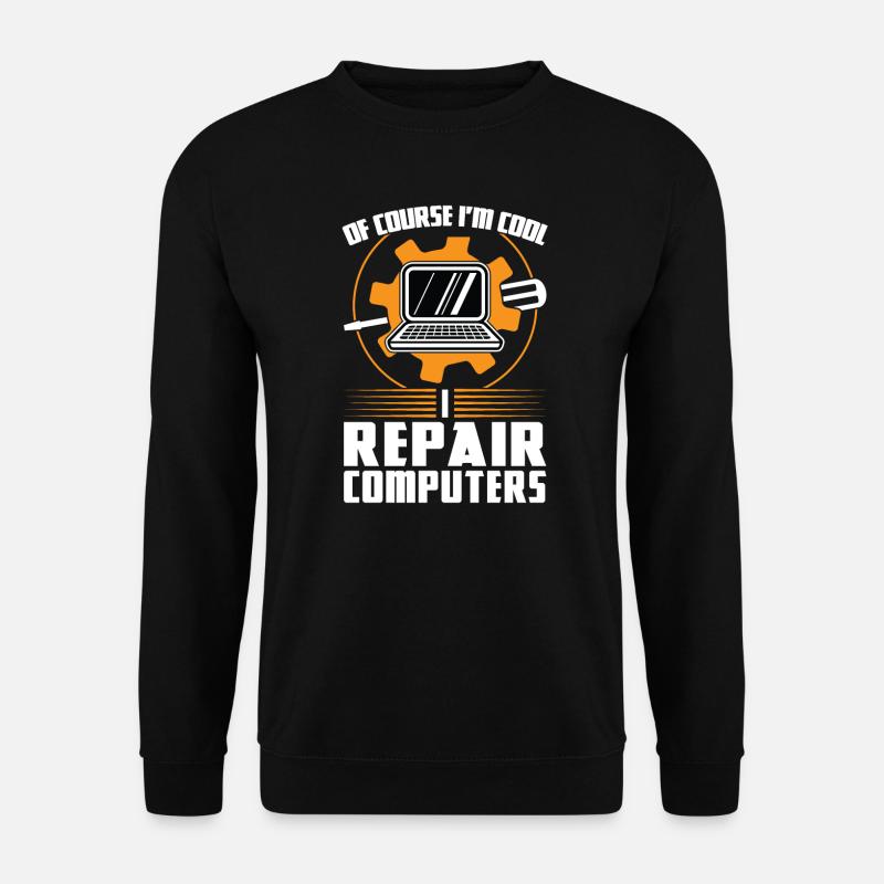 Technischer Support Computertechniker Technischer - Unisex Pullover - Schwarz