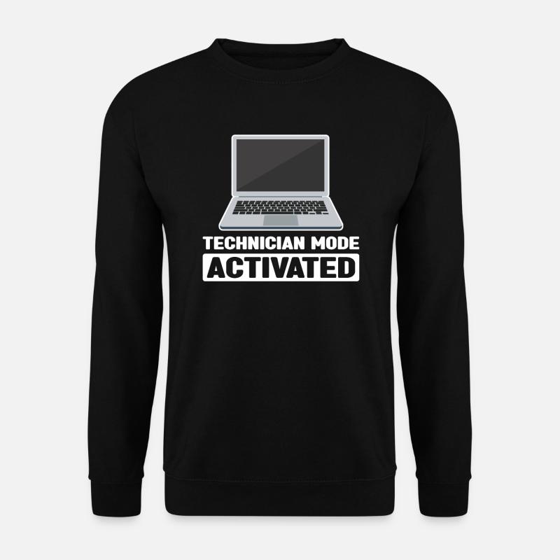 Technischer Support Computertechniker Technischer - Unisex Pullover - Schwarz
