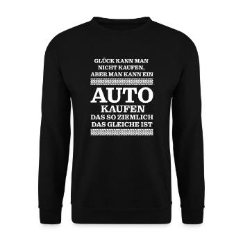 Auto Mechaniker Autobesitzer Geschenk - Unisex Pullover - Schwarz - Vorne - Alina (178cm) & Michal (187cm)