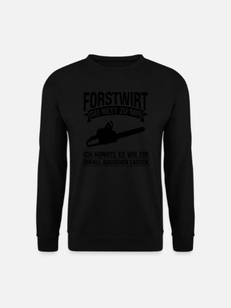 Forstwirt Beruf Förster Geschenk - Unisex Pullover - Schwarz